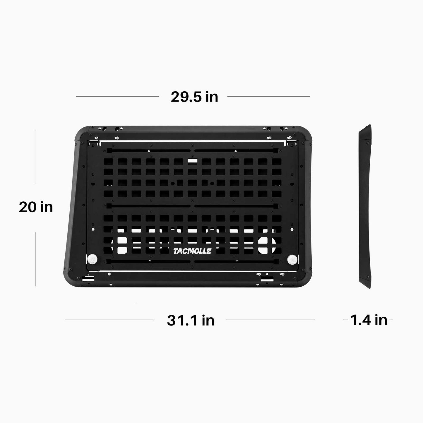 Rear Side Window MOLLE Panel for Ford Bronco 2021-2024