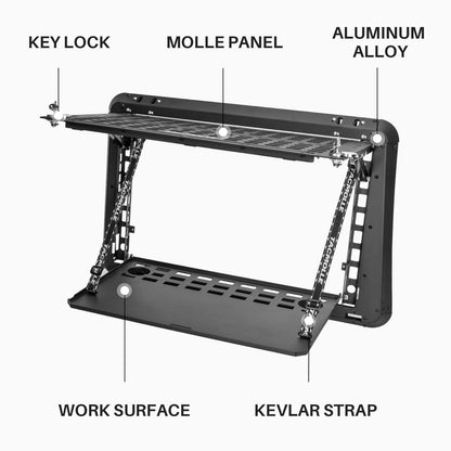 Rear Side Window MOLLE Panel for Ford Bronco 2021-2024