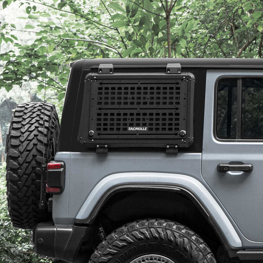 Rear Side Window MOLLE Panel for Jeep Wrangler JL 2018-2024