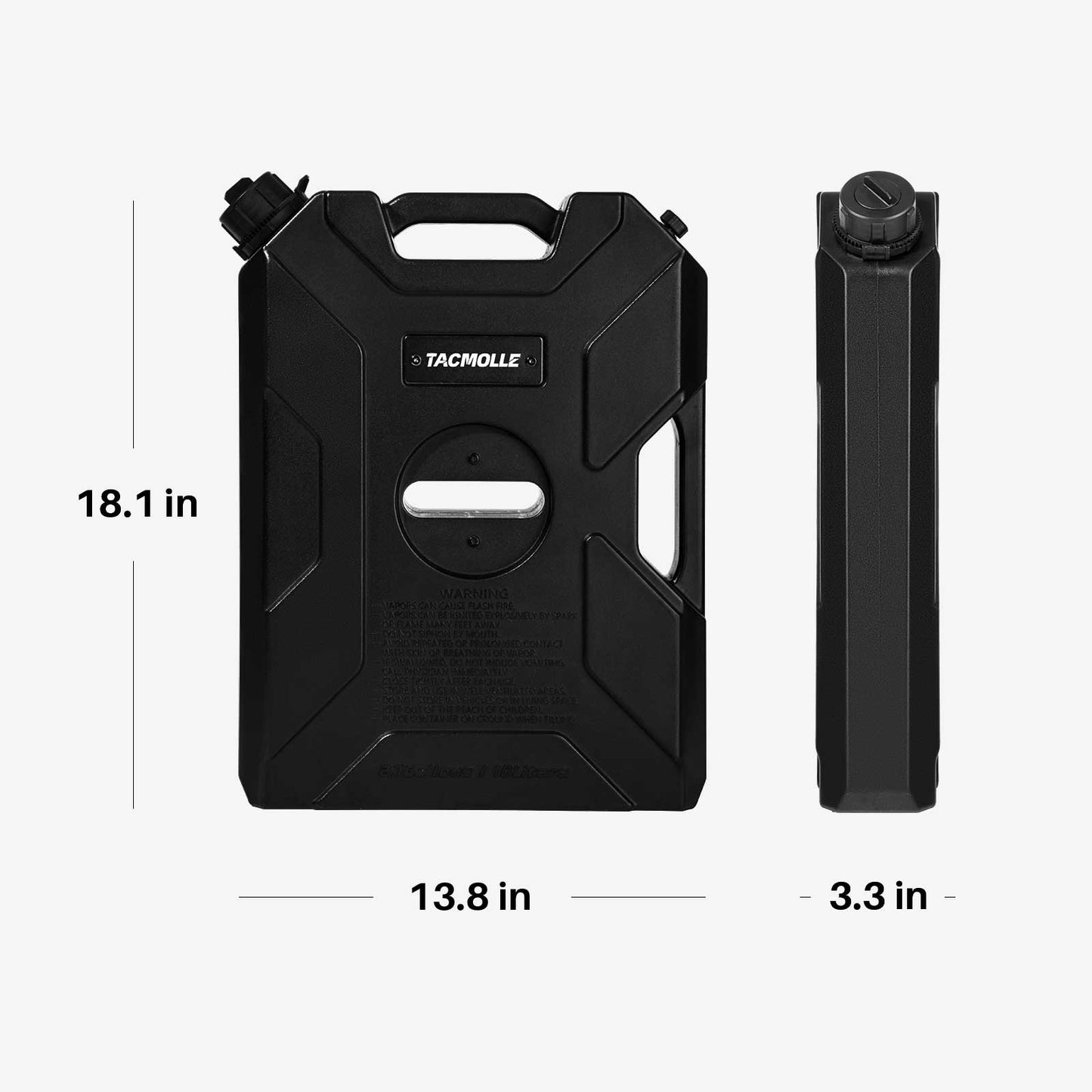 Gas Can with Mount for Rigid MOLLE Panel