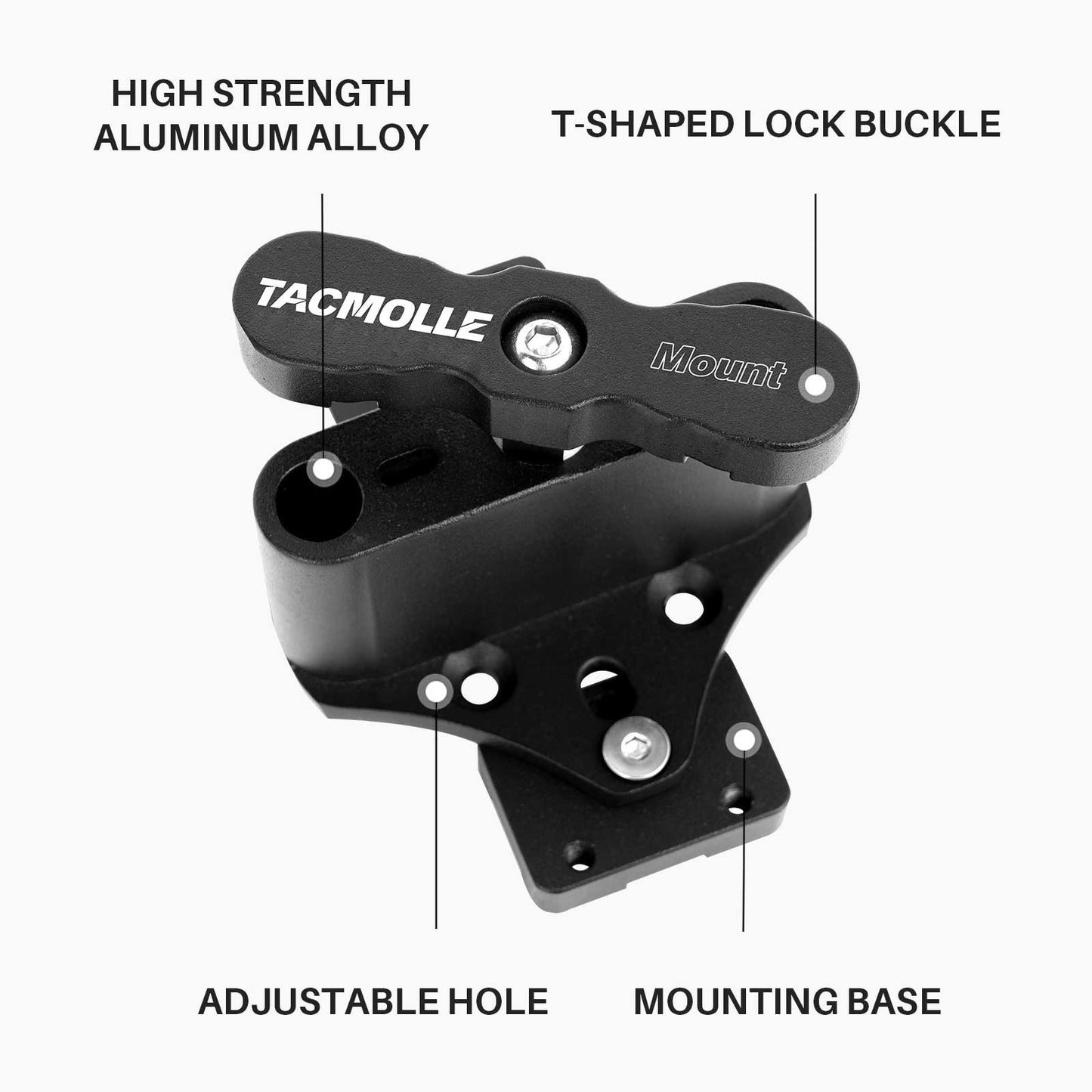 Gas Can with Mount for Rigid MOLLE Panel