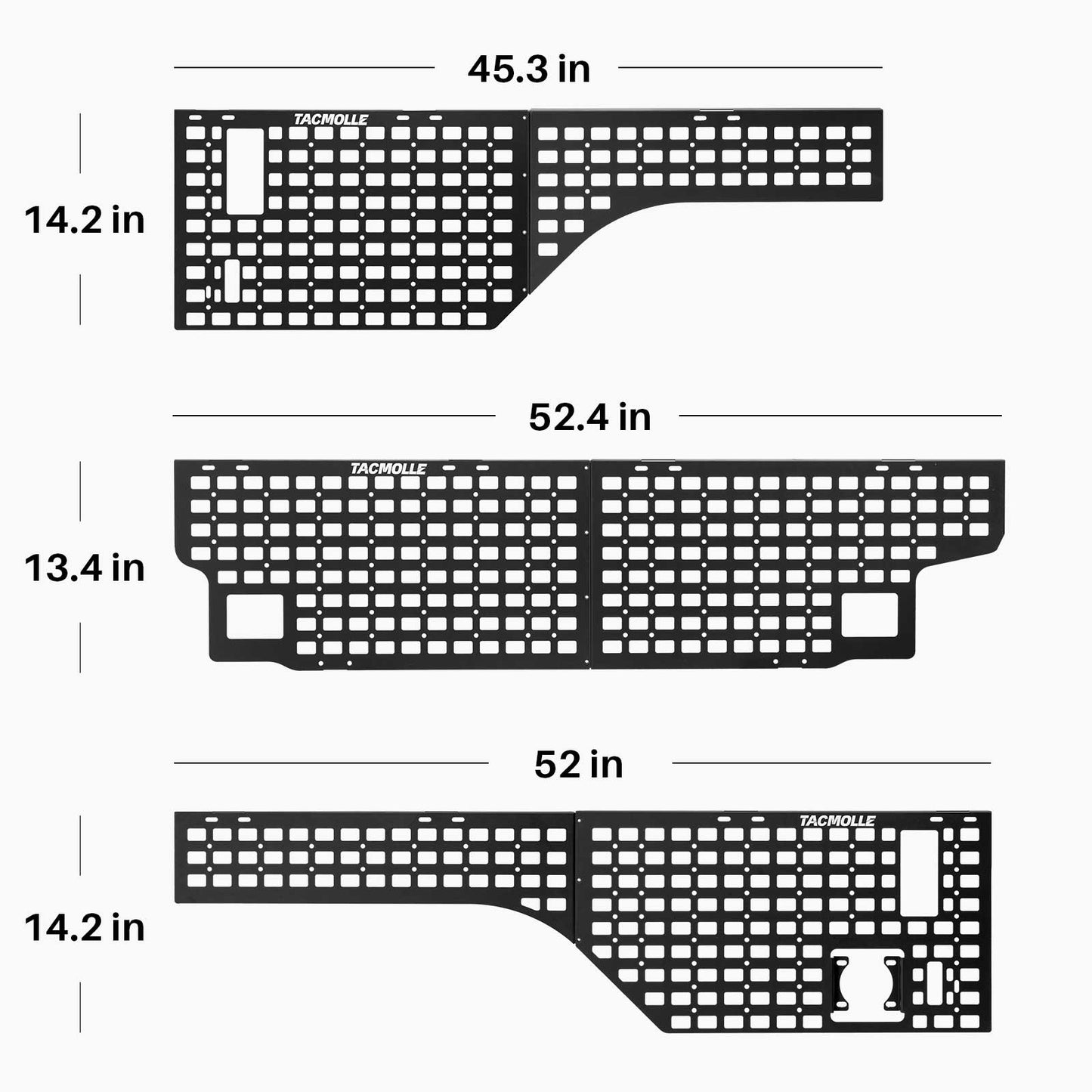 Truck Bed MOLLE Panel for Jeep Gladiator